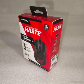Ultralehká herní myš HyperX Pulsefire Haste černá - 2