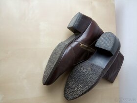 Kotníkové boty - kožené - - retro - 2