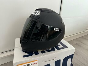 Nová helma SHOEI X-SPIRIT III mattblack vel. L + tmavé sklo - 2