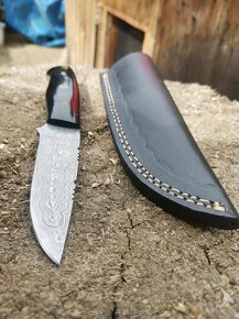 Damaškový nůž s bůvolím rohem - 2