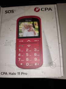 Prodám nový mobilní tlačítkový telefon pro seniory CPA Halo - 2