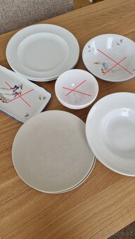 Mix talířů porcelán - 2