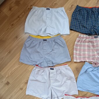 7 x BAVLNĚNÉ TRENKY TOMMY HILFIGER vel. L - 2