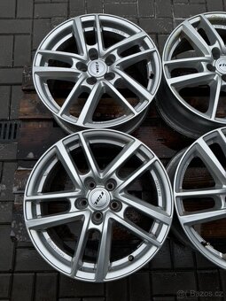 Alu kola, disky r17 5x108 Rial Astorga Polar Silb. - 2