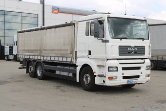 MAN TGA 26.460, 6X2, EURO 3, ZVEDACÍ NÁPRAVA, BOČNICE - 2