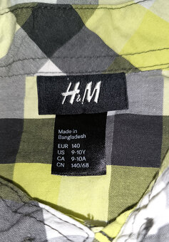 Dětská košile s krátkým rukávem H&M - vel. 140 - 2