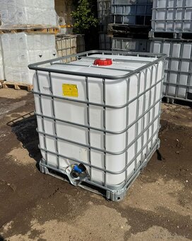 Nádrž na dešťovou vodu objem 1000 l - vymytý IBC kontejner - 2