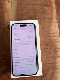 iPhone 15 Pro 128gb ESIM verze - 2