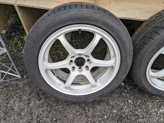 Advan Racing R16 4x100/4x114 nové pneu Toyo 205/50/16 - 2