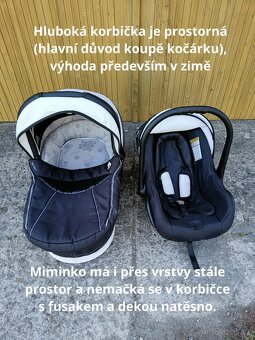 Trojkombinace kočárek Dorjan Prestige Butterfly - 2