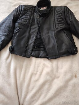 Kožená pánská moto bunda 52 - 2