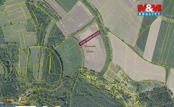 Prodej pole 1/3, 2320 m², Kouřim - 2