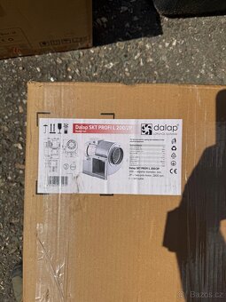 Průmyslový radiální ventilátor Dalap SKT PROFI 2P - 200mm L - 2