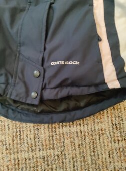 Kvalitní dívčí lyžařská bunda White rock vel.128 - 2