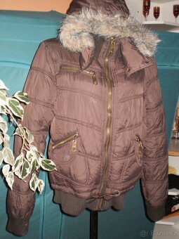 #zimni bunda# s kapucí# s kozesinou#prosivana - 2