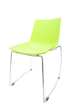 Židle F1M DELUXE - zelená - plast / kov - 2