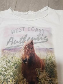 Dívčí tričko s koněm HM 170 - 2