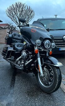 Harley - Davidson, černá Electra Glide Classic 88´ inch. - 2