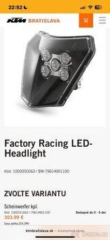 Ktm powerparts exc led svetlo - 2