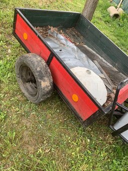Vlečka za teru, traktor - 2