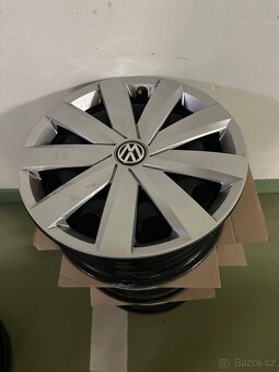 VW R16 plechové disky kola ráfky originál - 2