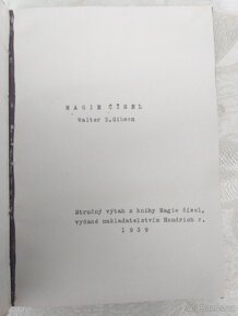 MAGIE ČÍSEL- STRUČNÝ VÝTAH 1939 + PRAKTICKÁ TYPOLOGIE 1947 - 2