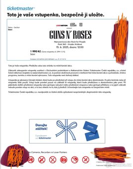 2x Rock for People / Guns N‘ Roses 15.6 - 2