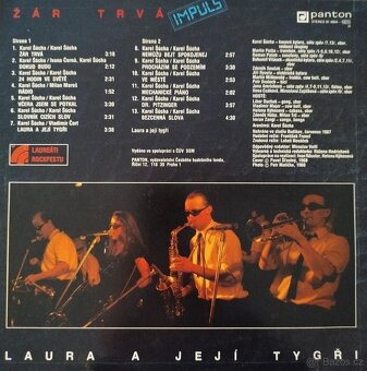 Laura a její tygři – Žár trvá (LP) - 2