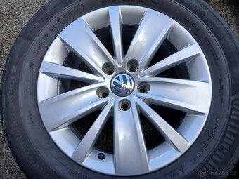 Prodám sadu Orig ALU kol VW 215/60R16 letní - 2