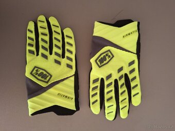 Dětské motokrosové rukavice 100% airmatic vel Youth M - 2