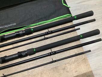 Prodám pruty Delphin Wasabi 3.6m navijáky Mivardi Kappa 4000 - 2