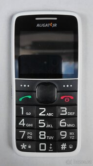 Mobilní telefon Aligator A675 Senior bílá - 2