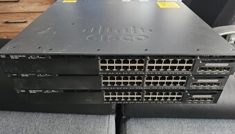 WS-C3650-24TS plně funkční, celkem 3ks - 2