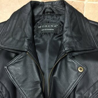 Retro bunda a vesta kožená nenošená luxusní Top stav - 2