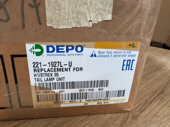 SVĚTLO ZADNÍ HYUNDAI H-1 STAREX 97-07 KOMPLET - 2