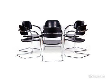 Chromované židle ve 100 % stavu, 6 kusů. - 2