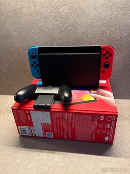Nintendo Switch (OLED model) Neon blue/Neon red - 2