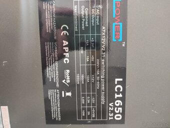 ATX zdroj LC Power LC1650 V2.31 1650W - 2