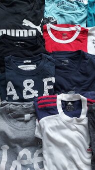 18× pánská trička S–M – balík pro další prodej - 2