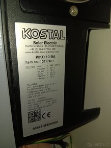 Fotovoltaický střídač Kostal Solar Piko 10 BA - 2