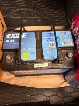 Autobaterie EXIDE 72Ah, EK 720 - 2