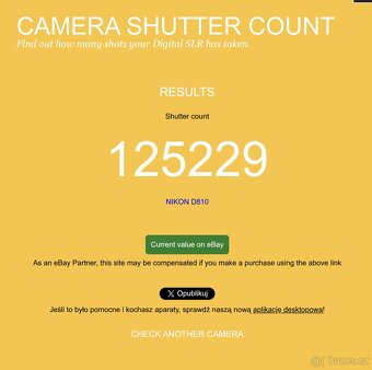 Nikon D810 125k - 2