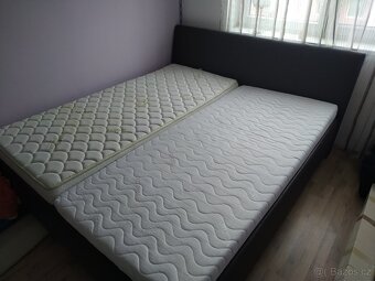 Manželská postel 185x210cm s úložným prostorem NOVÁ CENA - 2