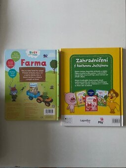 Dětské knížky - Farma + Zahradničení s kachnou Justýnou - 2