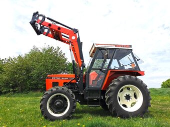 MONTÁŽ ČELNÍHO NAKLADAČE NA ZETOR, ZDARMA JOYSTICK A VIDLE. - 2