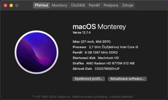 Apple iMac 27" mid 2011 - 2