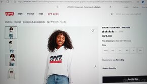 Levi's dámská mikina vel. S/M - 2