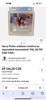 Raritní Harry Potter PS1 - 2