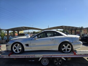 Mercedes-Benz SL 600, V12, částečně rozkraden - 2