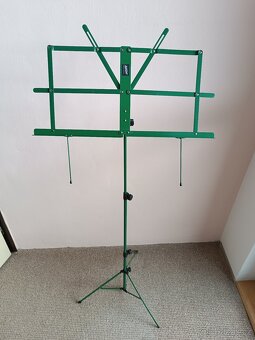 Skládací notový stojan Ashton MS 3127 - GR (tmavě zelený) - 2